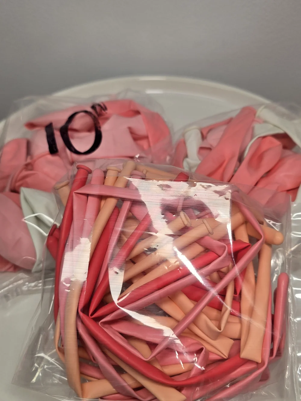 Party Supply Pink Boho Rainbow. Plates, Napkins, Forks & Balloons. 138 Pieces.